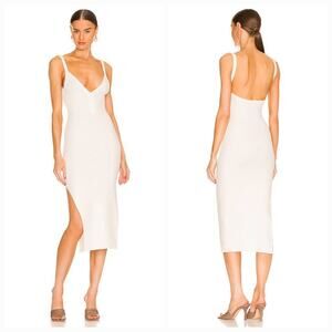 LPA Blythe Dress in Ivory Medium